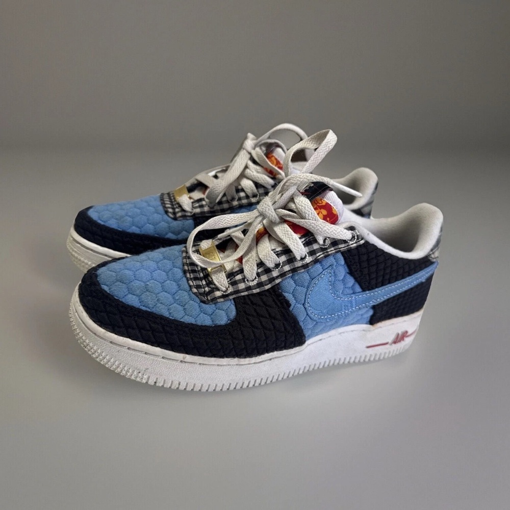 Air Force 1 LV8 GS Multi-Material  Sneaker RARE DZ5302-001 Size 4.5Y GW10